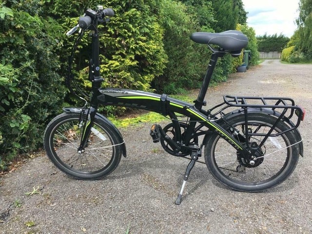 carrera crosscity e electric folding bike